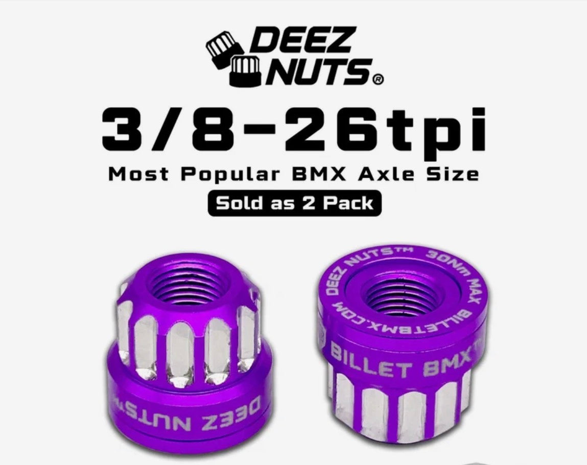DEEZ NUTZ 3/8-26tpi 🚨SOLD AS PAIR OF 2🚨