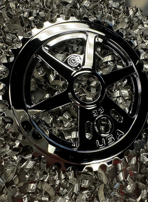 BULLSEYE RACEWORKS 33T SPROCKET CHROME