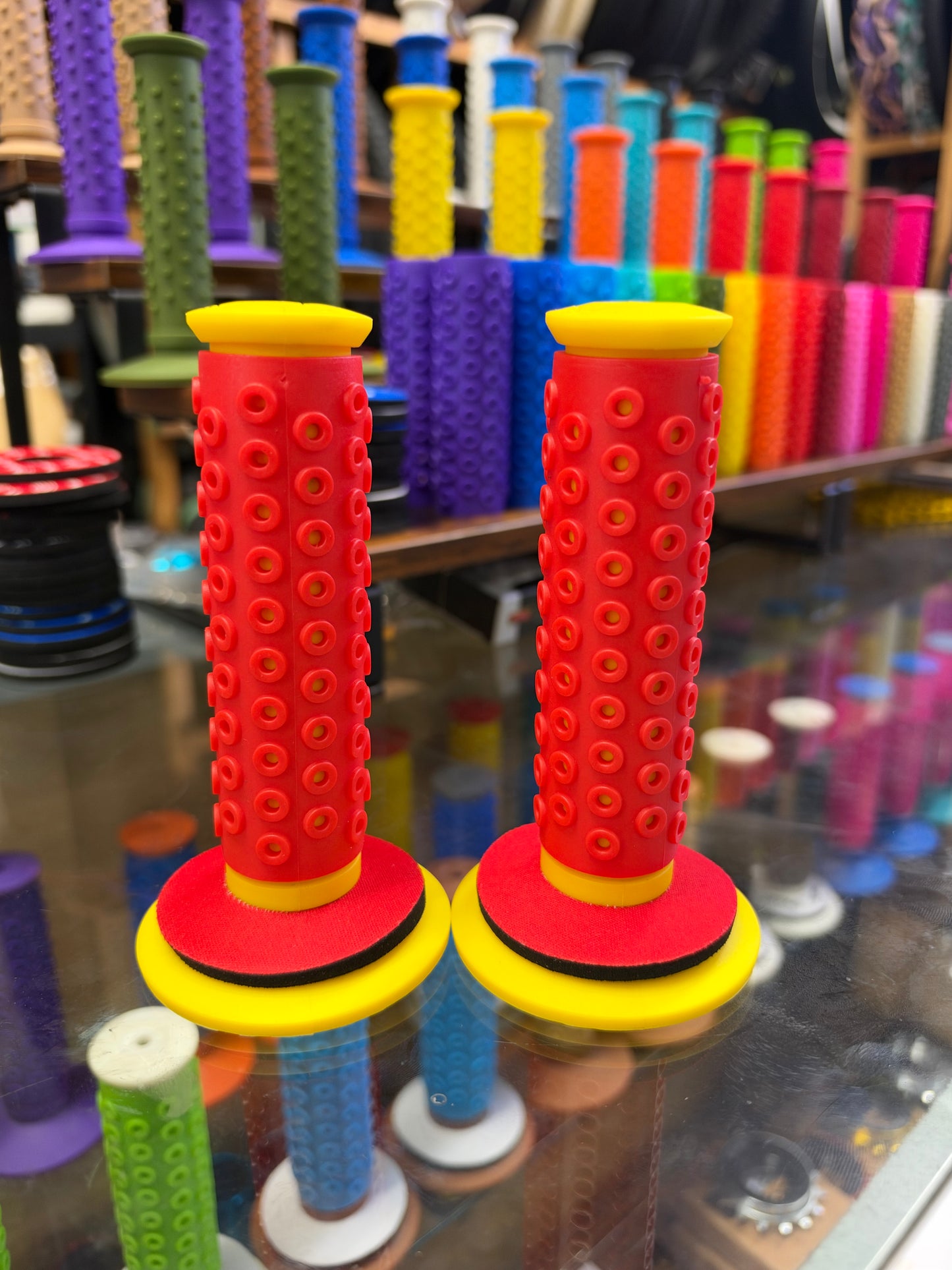 Frank’s Bicycles REPOP B1-B Grips YELLOW/RED