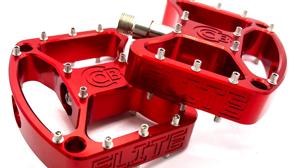 Bullseye ELITE Pro Platform Pedals RED