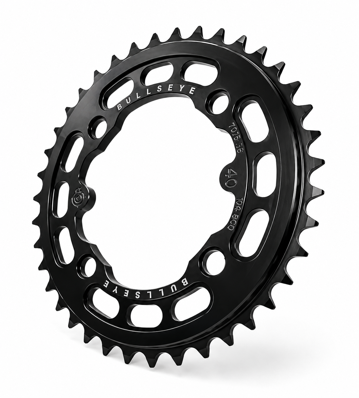 Bullseye ELITE 39T 4 Bolt Chainring BLACK