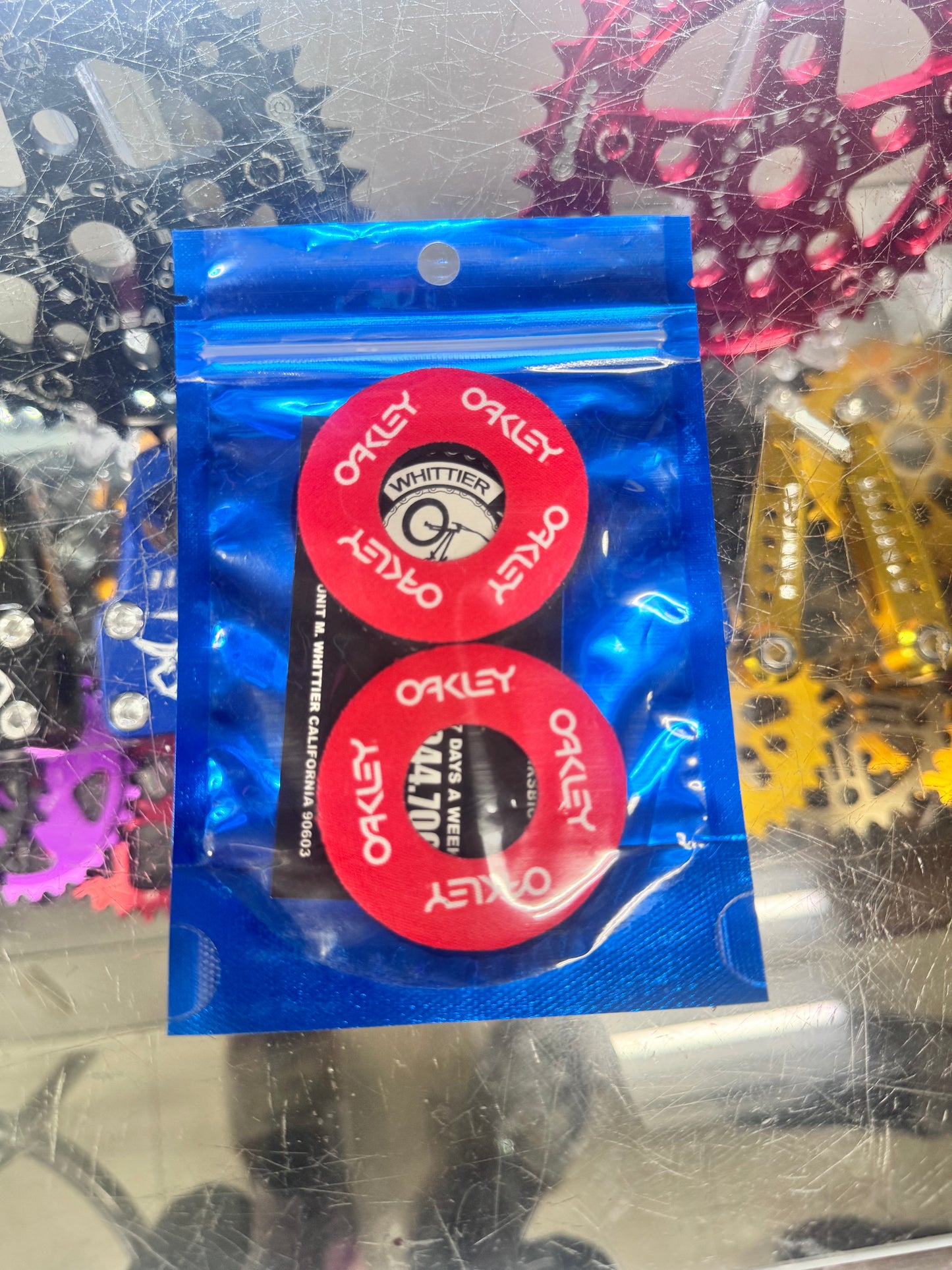 🔴Frank’s Bicycles Oakley Logo Donuts RED🔴