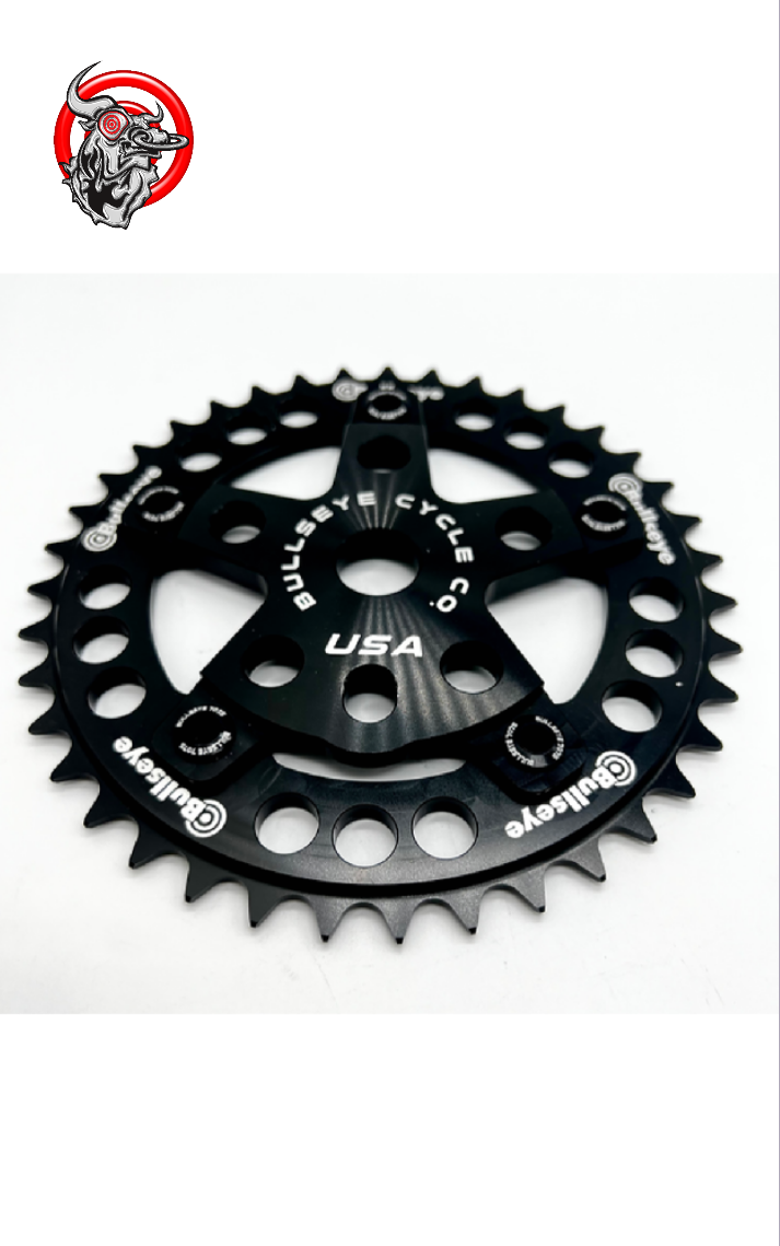 Bullseye Race Work 39T Chainring combo BLACK
