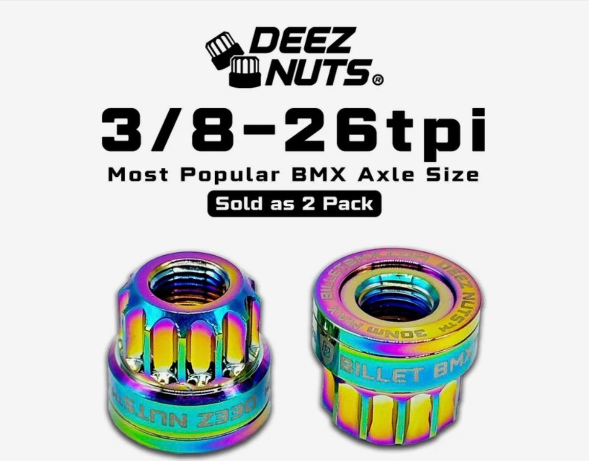 DEEZ NUTZ 3/8-26tpi 🚨SOLD AS PAIR OF 2🚨