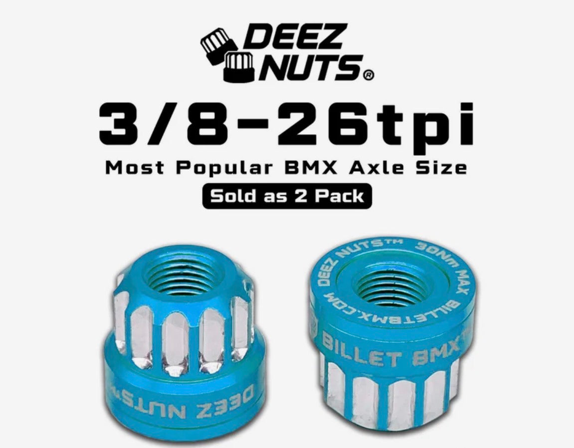 DEEZ NUTZ 3/8-26tpi 🚨SOLD AS PAIR OF 2🚨