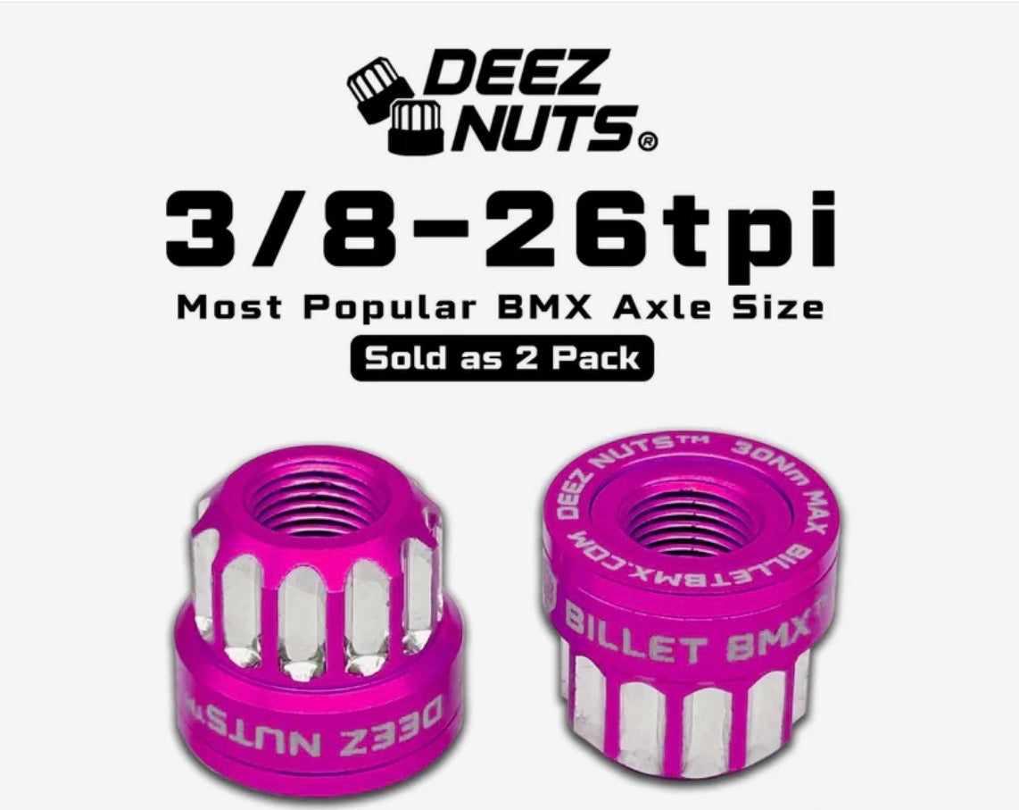 DEEZ NUTZ 3/8-26tpi 🚨SOLD AS PAIR OF 2🚨