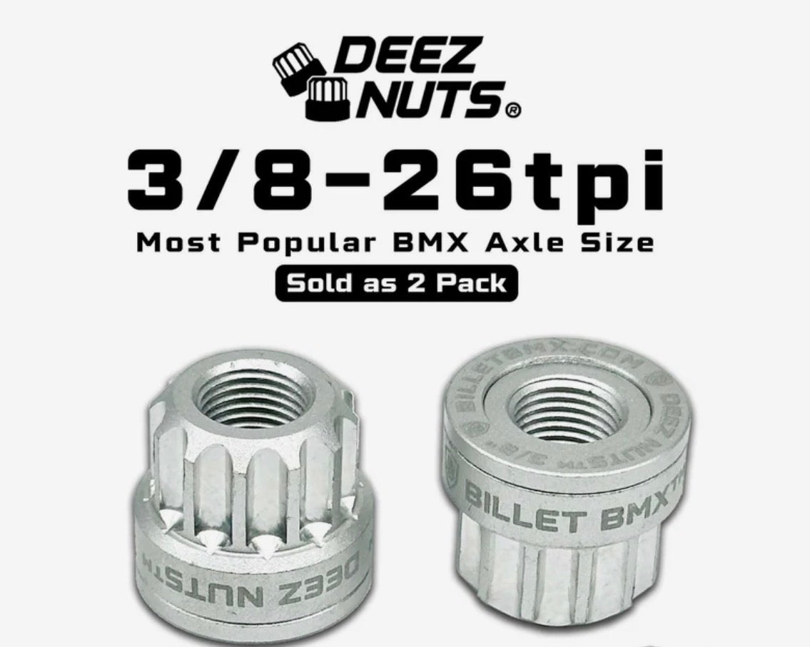 DEEZ NUTZ 3/8-26tpi 🚨SOLD AS PAIR OF 2🚨