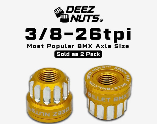 DEEZ NUTZ 3/8-26tpi 🚨SOLD AS PAIR OF 2🚨
