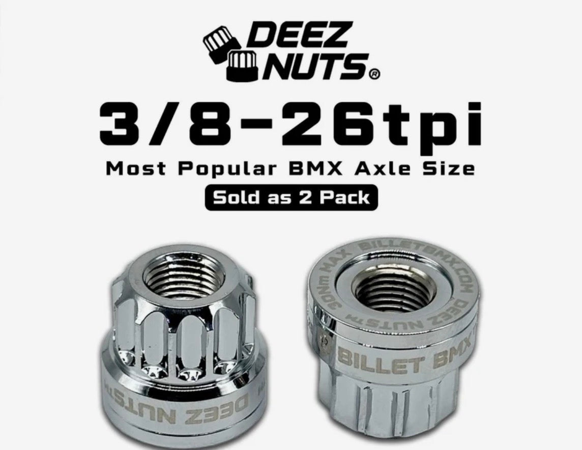 DEEZ NUTZ 3/8-26tpi 🚨SOLD AS PAIR OF 2🚨