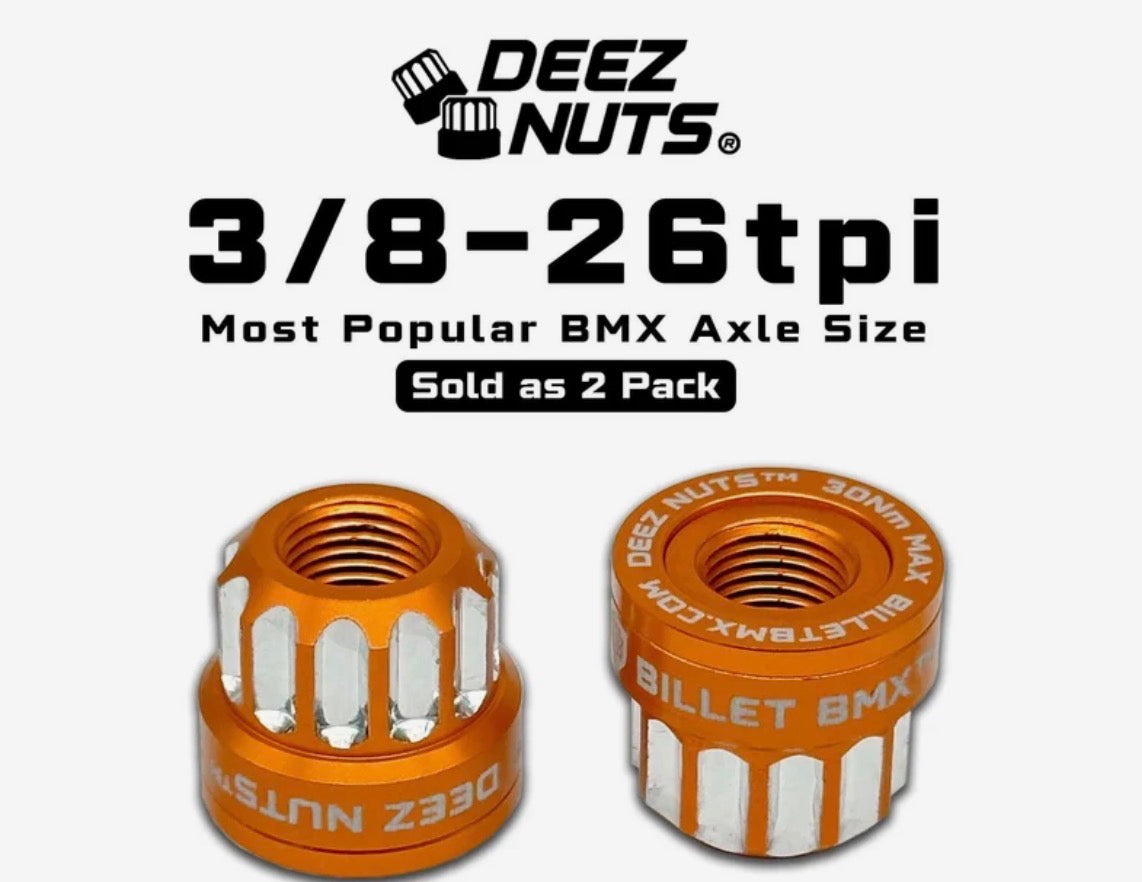 DEEZ NUTZ 3/8-26tpi 🚨SOLD AS PAIR OF 2🚨