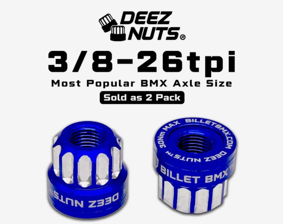 DEEZ NUTZ 3/8-26tpi 🚨SOLD AS PAIR OF 2🚨