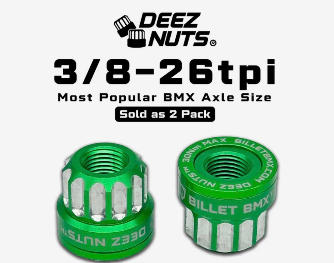DEEZ NUTZ 3/8-26tpi 🚨SOLD AS PAIR OF 2🚨