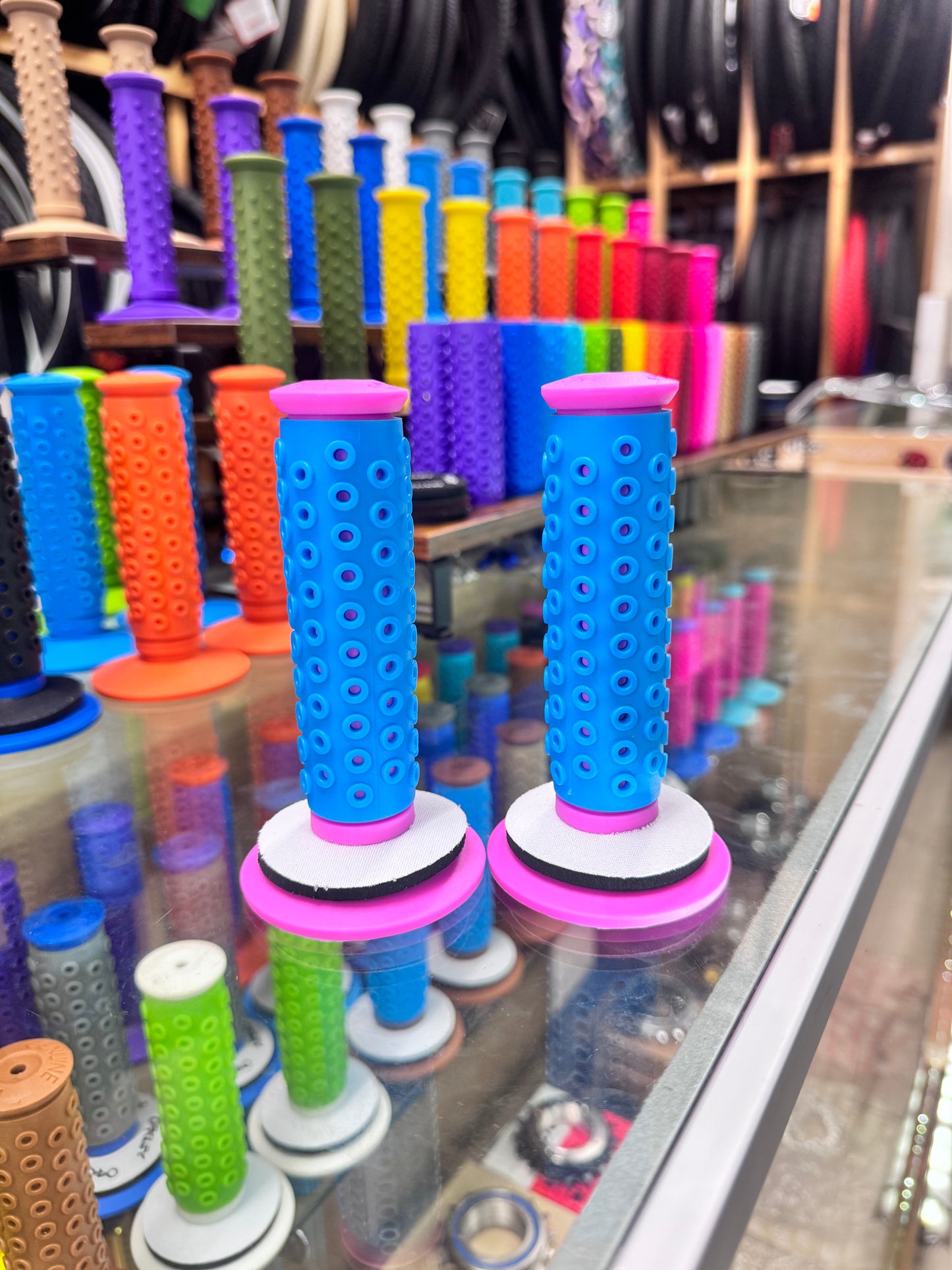 Frank’s Bicycles REPOP B1-B Grips LIGHT BLUE/PINK