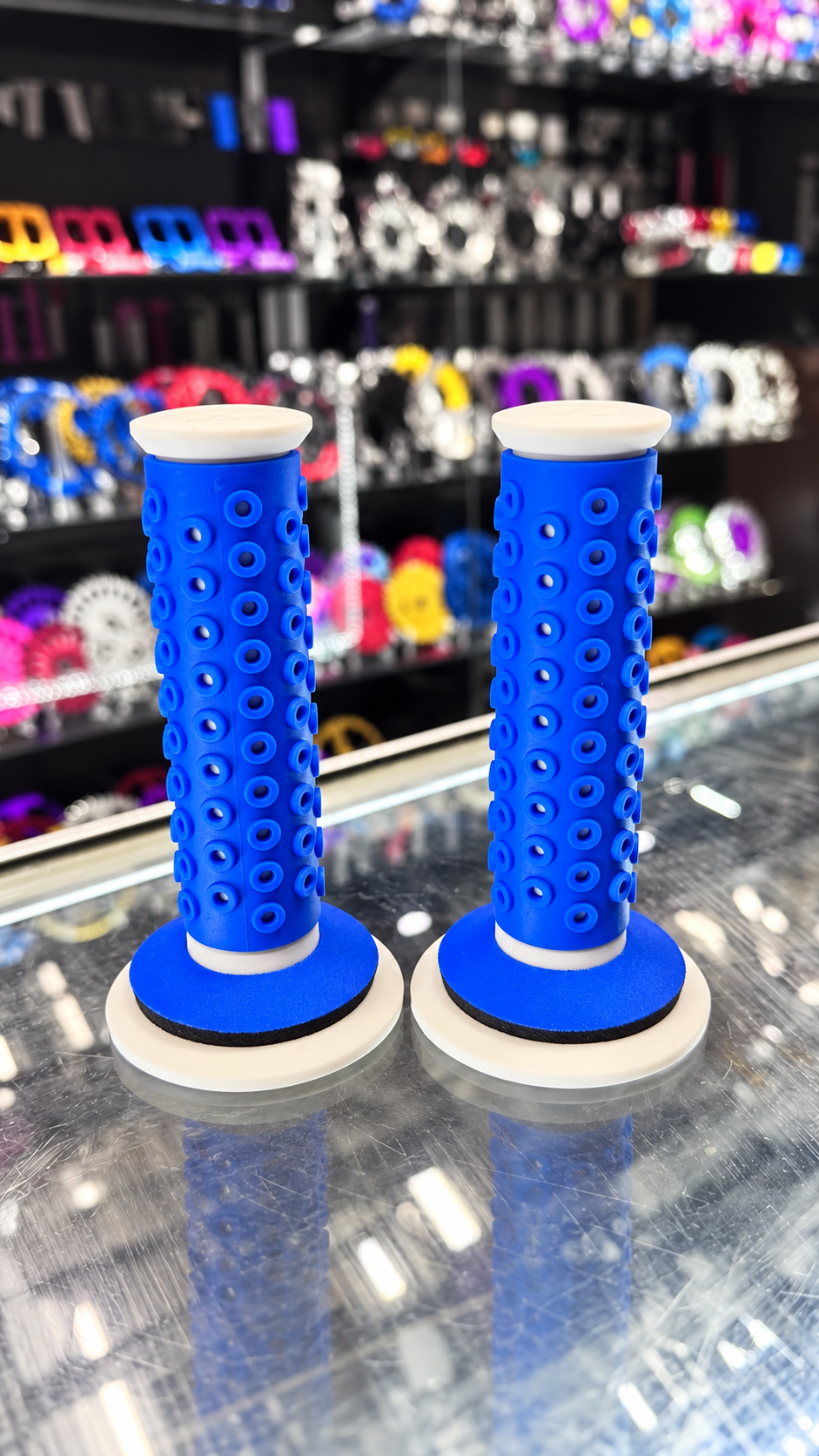 Frank’s Bicycles REPOP B1-B Grips WHITE/BLUE