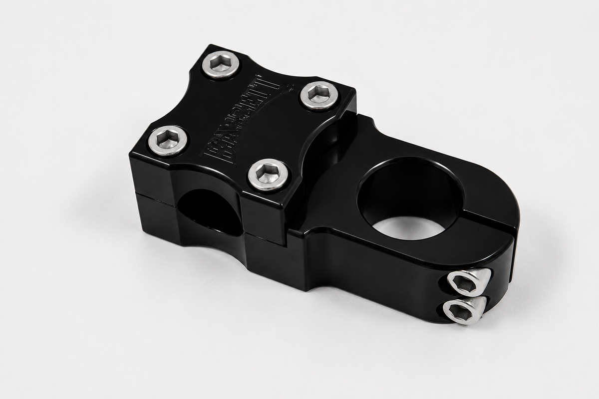 BASSETT RACING THREADLESS STEM (1-1/8") “BLACK”