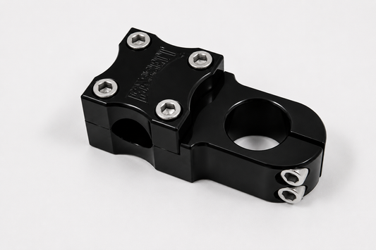 BASSETT RACING THREADLESS STEM (1-1/8") “BLACK”