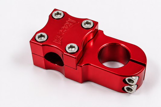 BASSETT RACING THREADLESS STEM (1-1/8") “RED”