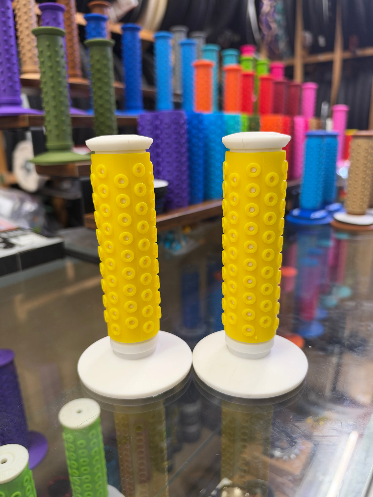 Frank’s Bicycles REPOP B1-B Grips WHITE/YELLOW