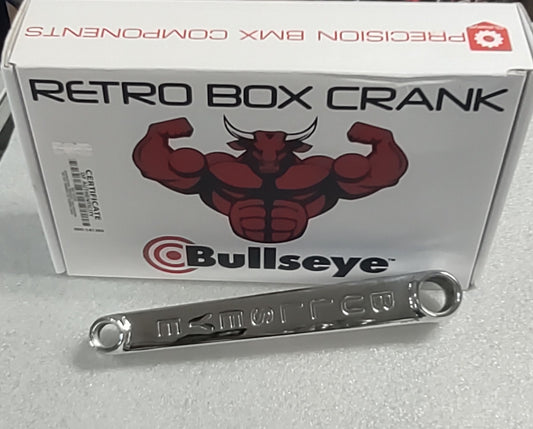 Bullseye crank set 175mm chrome