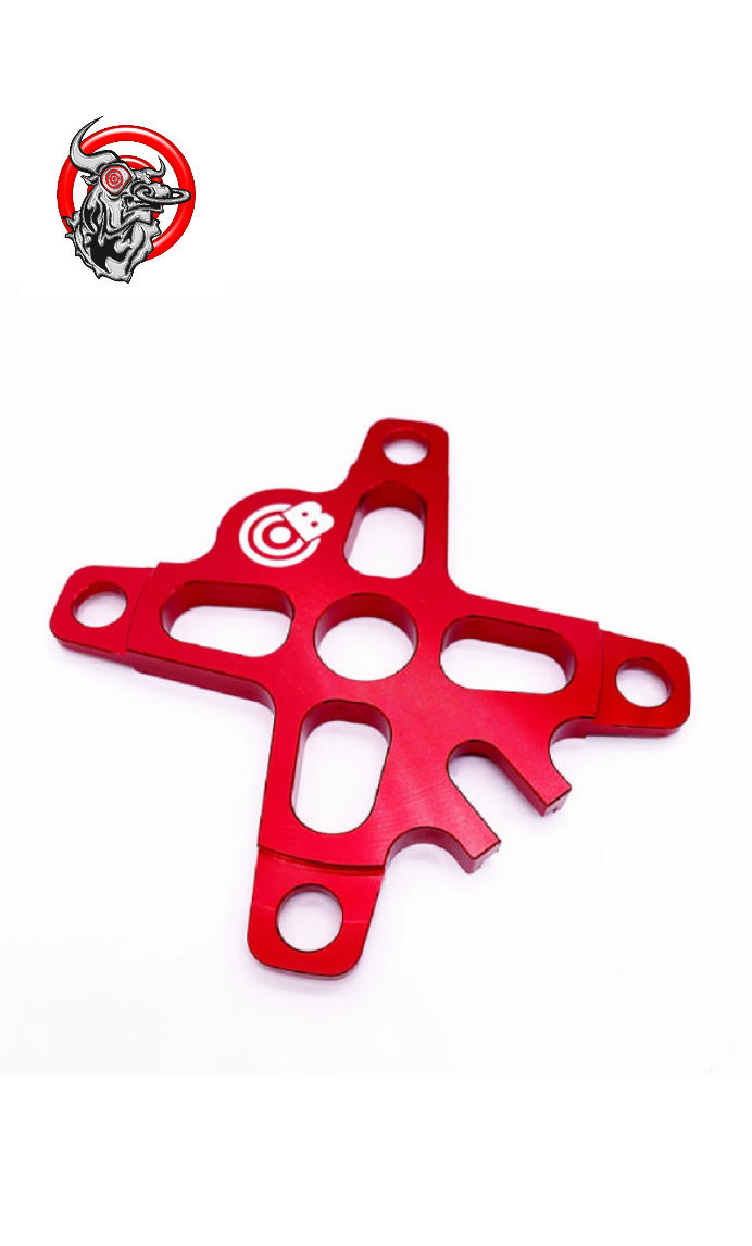 Bullseye 4 bolt DNA spider red
