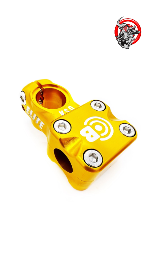 Bullseye Elite wide body race stem 1 1/8  gold