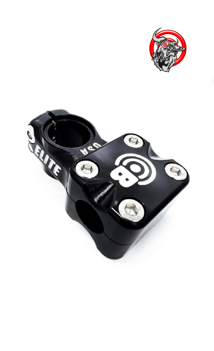 Bullseye BLACK Elite wide body race stem 1 1/8