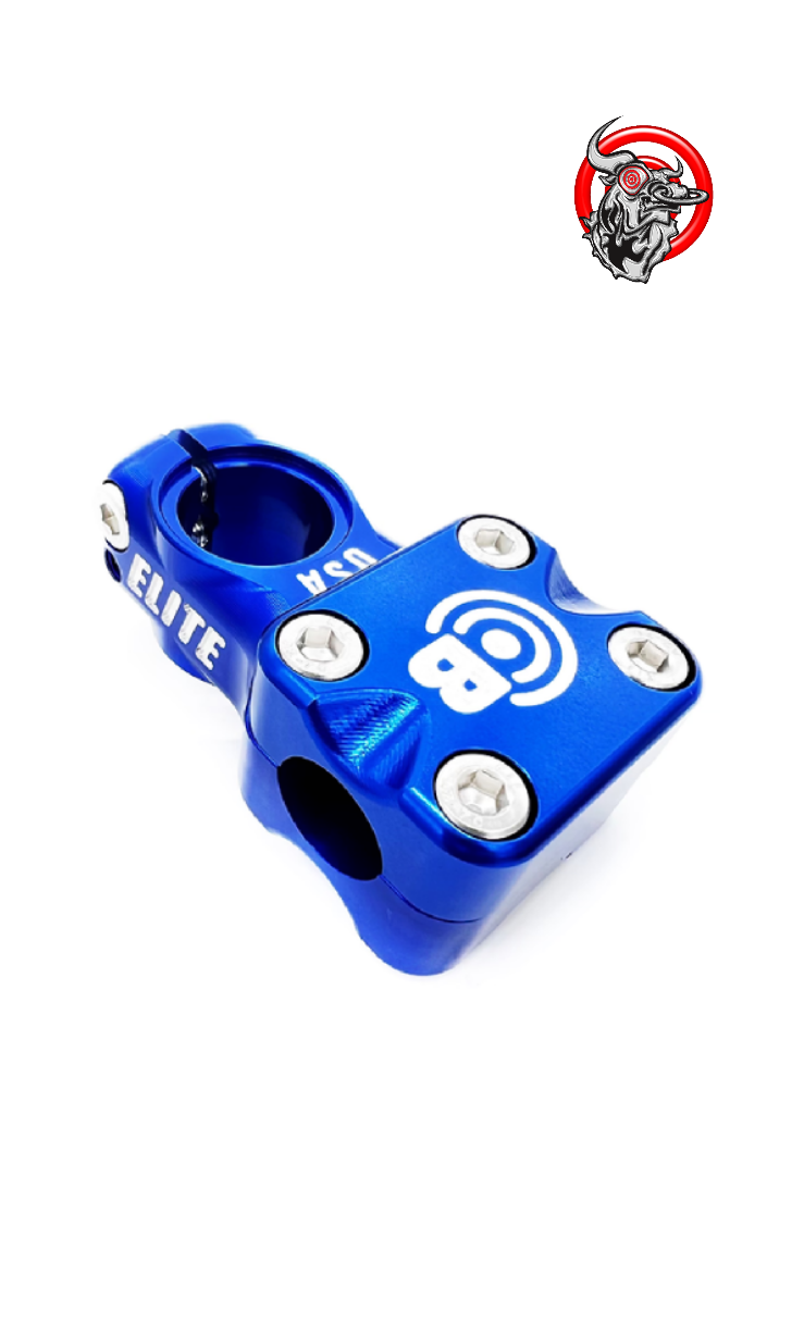 Bullseye Elite wide body race stem 1 1/8  blue